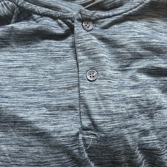 Zelos Blue Dry Fit Henley - Picture 4 of 5